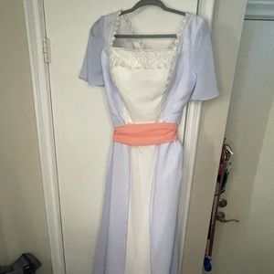 Rose inspired titanic dress